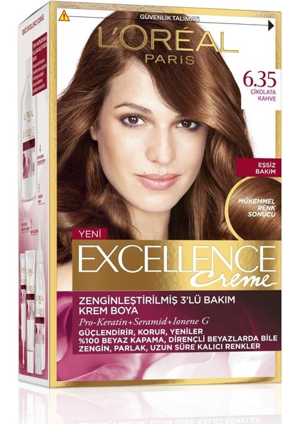 L'Oréal Paris Loreal Paris L'oréal Paris Excellence Creme Saç Boyası 6.35 Çikolata Kahve