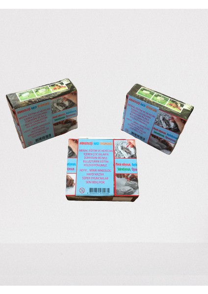 Üçlü Sürpriz Eğitici Oyuncak Arkeolojik Bilim Macera Kazı Seti..