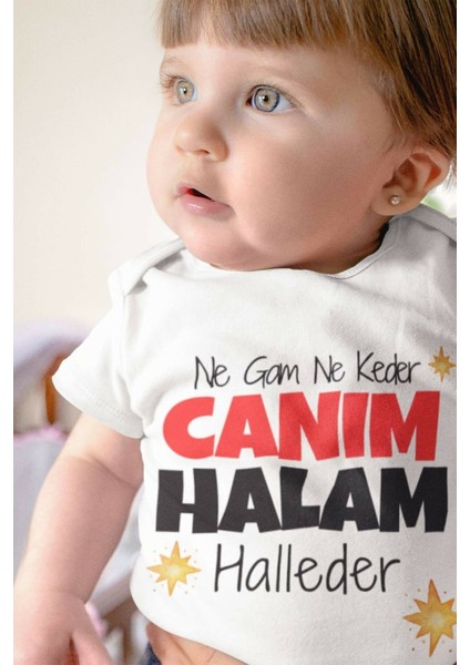 Ne Gam Ne Keder Halam Desenli Kısa Kol Body