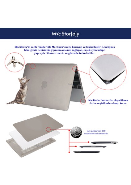 Macbook Air M1 Kılıf 13 inç A1932 A2179 A2337 ile Uyumlu Mat indirimleri