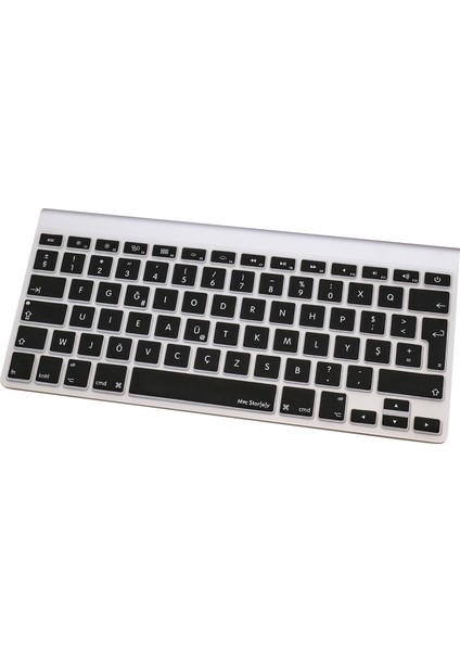 Apple Magic Keyboard-1 ile Uyumlu Klavye Koruyucu F-Türkçe DaktiloTip Dizilim Baskı