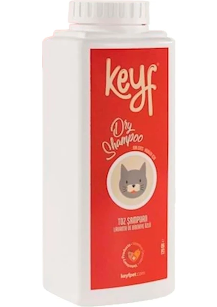 Kedi Toz Şampuan 125 gr (Suyu Sevmeyen Kediler Için )