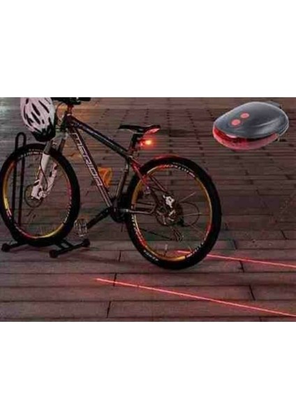 Güvenli Lazer Şeritli Bisiklet Arka Stop Lambası modelleri