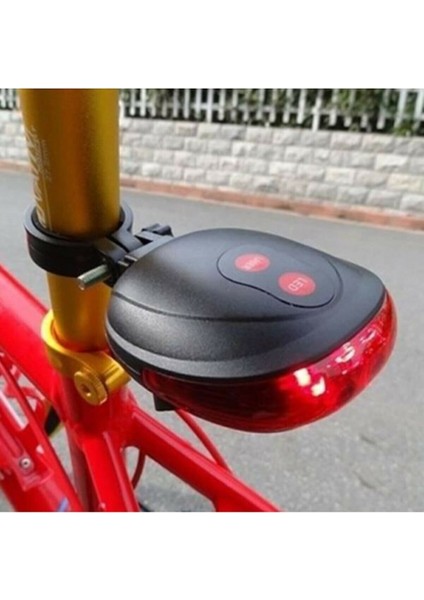 Güvenli Lazer Şeritli Bisiklet Arka Stop Lambası fırsatları