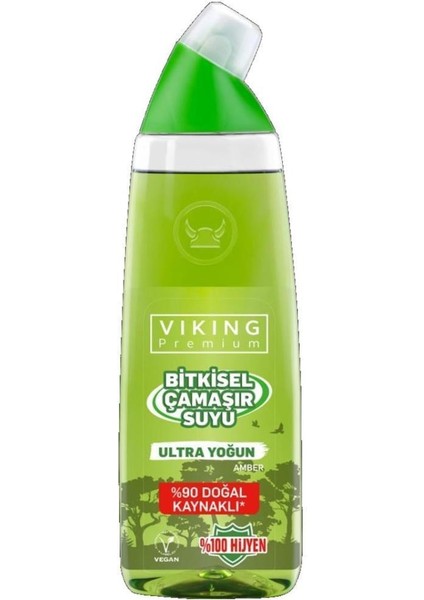 Premium Vegan Bitkisel Ultra Çamaşır Suyu 750 ml Amber