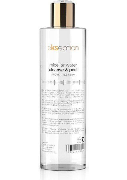 Micellar Water Cleanse & Peel