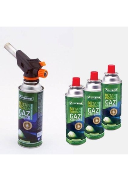 CX-500 Çakmaklı Kartuş Pürmüz ve 4 Adet 227 gr Kartuş Pürmüz Set fiyatları