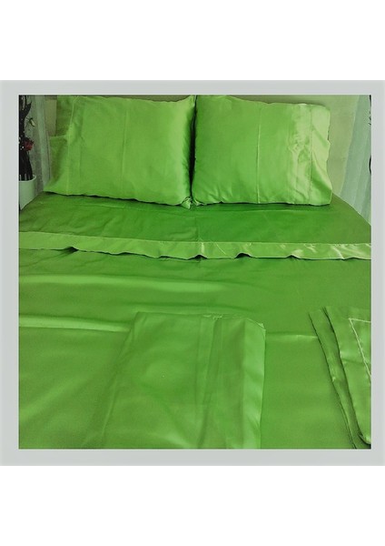 Micropolyester Çift Kişilik Basic Nevresim Takımı Yeşil