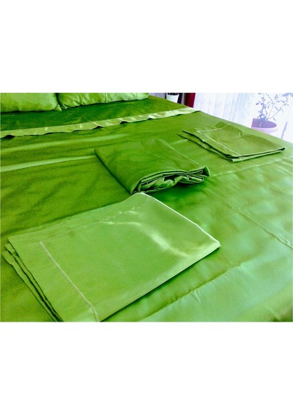 Micropolyester Çift Kişilik Basic Nevresim Takımı Yeşil