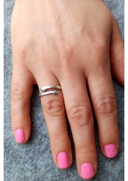 Antik Gümüş Kaplama Eller Şekilli El Yapımı Ayarlanabilir Yüzük fiyatları