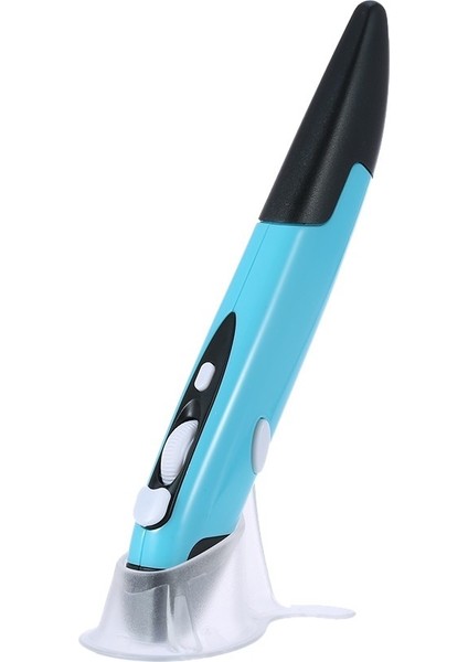 2.4ghz Kablosuz Ayarlanabilir Optik Kalem Mouse 500/1000DPI Mavi (Yurt Dışından)