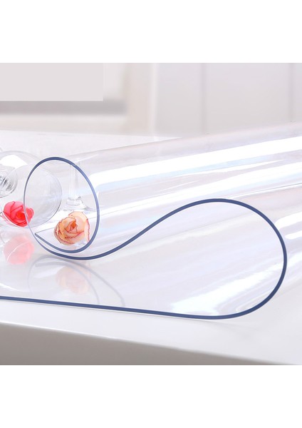 Şeffaf Pvc 2,2 mm En: 90 cm Kalın Masa Örtüsü Koruyucu