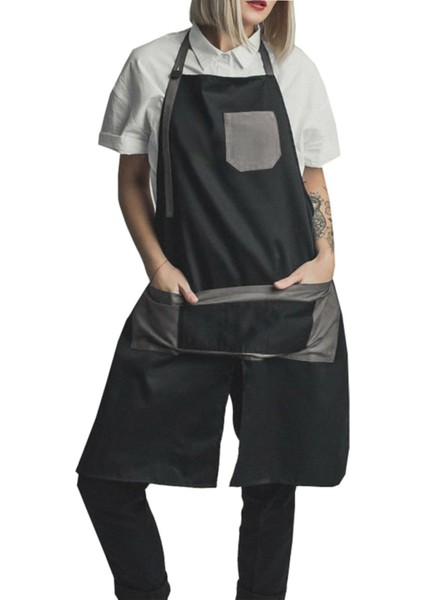 Askılı Mutfak Önlüğü Master Chef, Cafe Şef Garson, Aşçı, Kuaför, Sanat, Barista Önlük