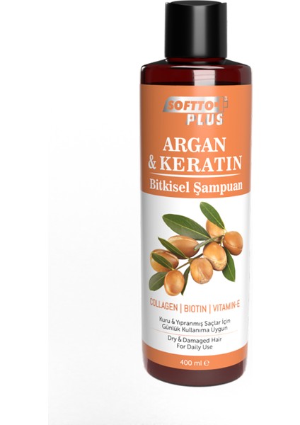 Argan & Keratin Bitkisel Şampuan 400 ml