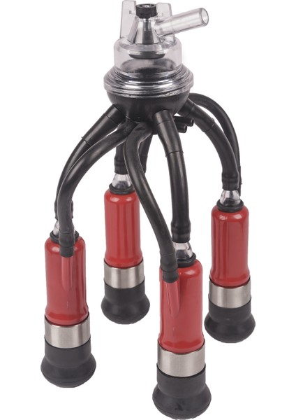 Süt Sağım Makinesi 160 cc Plastik Kılıflı Kauçuk Sağım Demeti