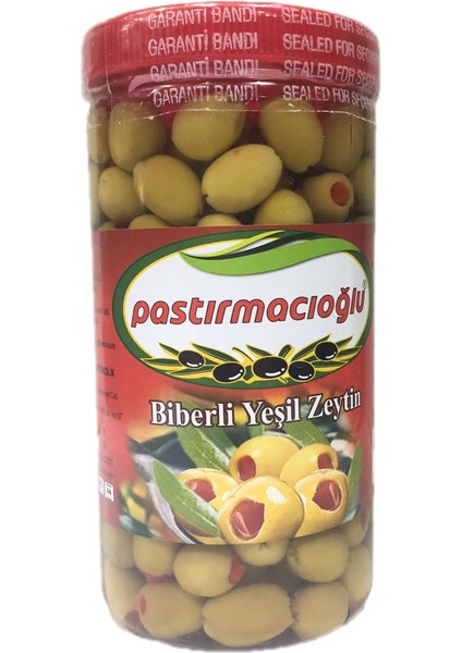 201-230 Biberli Yeşil Zeytin 800 g