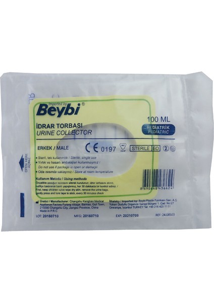 Pediatrik Erkek Idrar Torbası