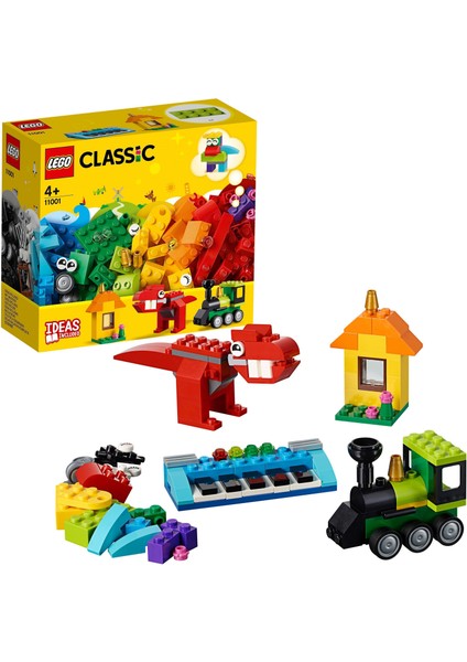 LEGO® Classic 123 Parçalık Yapım Parçaları ve Fikirler Kutusu (11001) - Çocuk Oyuncak Yapım Seti