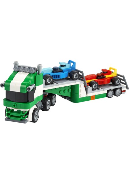 ® Creator 3'ü 1 Arada Yarış Arabası Taşıyıcı 31113 - Çocuklar İçin Yaratıcı Oyuncak Yapım Seti (328 Parça)