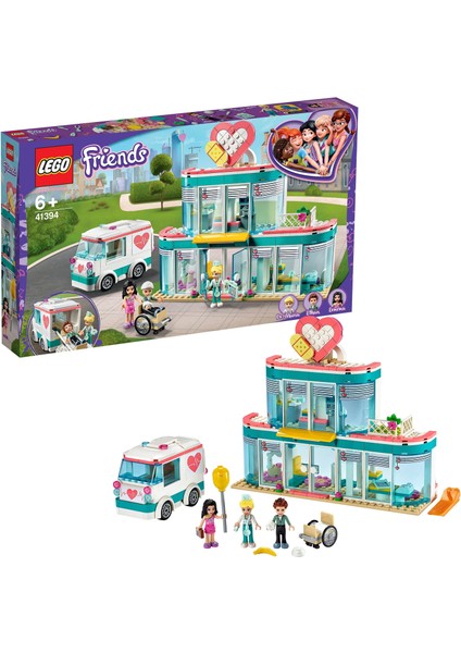 ® Friends Heartlake City Hastanesi 41394 - Çocuklar için Yaratıcı Oyuncak Yapım Seti (380 Parça)