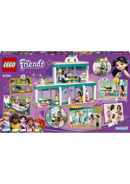 ® Friends Heartlake City Hastanesi 41394 - Çocuklar için Yaratıcı Oyuncak Yapım Seti (380 Parça)