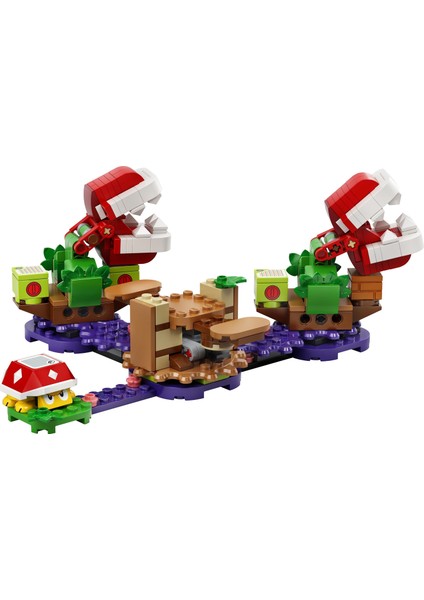Super Mario# Piranha Plant Şaşırtıcı Engel Ek Macera Seti 71382 - Çocuklar için Koleksiyonluk Oyuncak Yapım Seti (267 Parça)