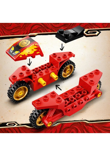 NINJAGO® Legacy Kai'nin Kılıç Motosikleti 71734 - NINJAGO Kai ve bir Yılan içeren Ninja Motosikleti Oyuncak Yapım Seti (54 Parça)