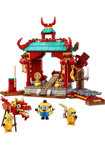 Minions Minyonlar Kung Fu Dövüşü 75550 - Yaratıcı Çocuklar için Oyuncak Yapım Seti (310 Parça) fiyatları