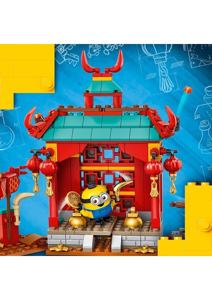 Minions Minyonlar Kung Fu Dövüşü 75550 - Yaratıcı Çocuklar için Oyuncak Yapım Seti (310 Parça)