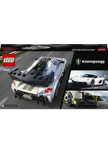 Speed Champions Koenigsegg Jesko 76900 - 7 Yaş ve Üzeri İçin Koleksiyonluk ve Sergilenebilir Yaratıcı Oyuncak Model Yapım Seti(280 Parça)