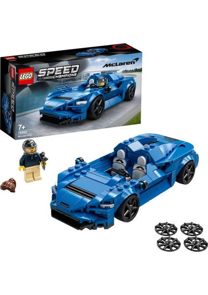 Speed Champions McLaren Elva 76902 - Araba Seven Çocuklar İçin Yaratıcı Oyuncak Yapım Seti (263 Parça)