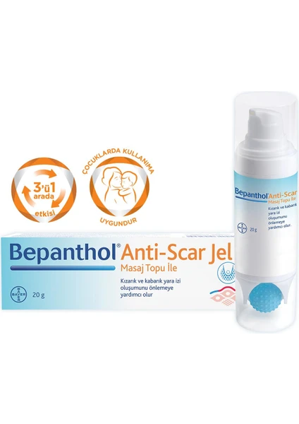 Anti-Scar Jel 20G - Masaj Topu Ile