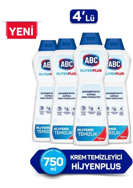 Sıvı Krem Hijyen Plus 750 ml x 4