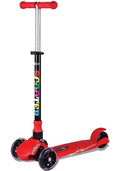 Babyhope JY-H01 Işıklı Power Scooter Kırmızı