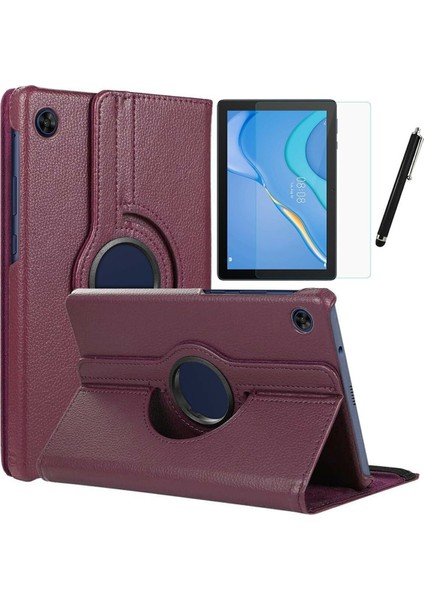 Huawei Matepad T10 9.7 Inç Kılıf Uyumlu Dönebilen Kılıf Ekran Koruyucu Dokunmatik Kalem Seti