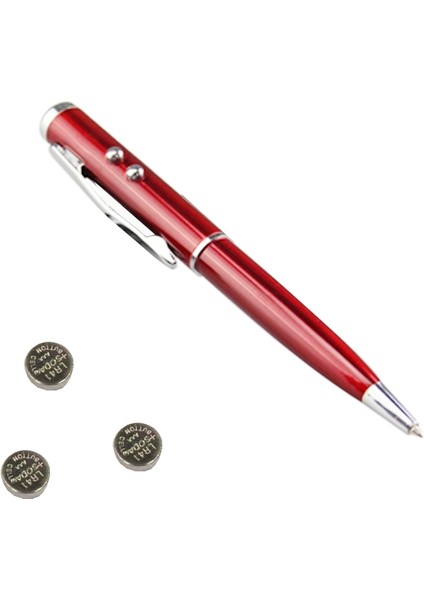 At-16 4 in 1 Çok Fonksiyonlu Cep Telefonu Pen İçinde Kırmızı (Yurt Dışından)