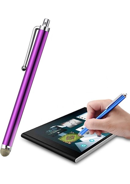 At-19 Cep Telefonu Tablet Evrensel Ekran Stylus Mor (Yurt Dışından)