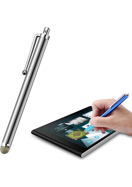 At-19 Cep Telefonu Tablet Evrensel Ekran Stylus Gümüş (Yurt Dışından)