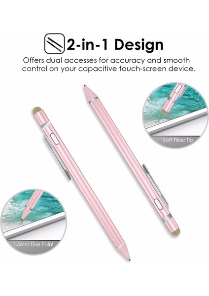 N3 Kapasitif Stylus Kalem Pembe (Yurt Dışından) fiyatları