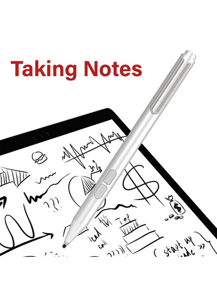 JD02 Önle Kaza Dokunmatik Stylus Kalem Gümüş (Yurt Dışından)