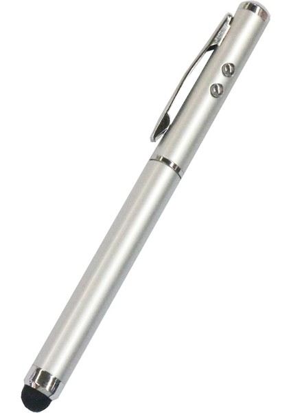 3 in 1 Cep Telefonu Tablet Evrensel Stylus Gümüş (Yurt Dışından)