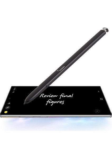 Galaxy Not 20/20 Ultra / Not 10 / Not 10 Plus İçin Kapasitif Dokunmatik Ekran Stylus Kalem Siyah (Yurt Dışından)