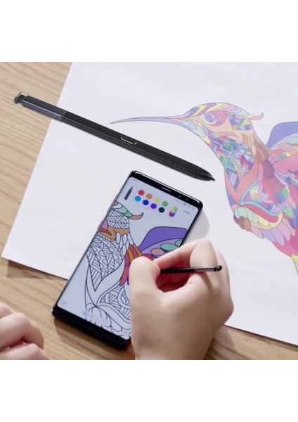 Galaxy Note9 İçin Taşınabilir Yüksek Duyarlı Elektronik Kalem Siyah (Yurt Dışından)