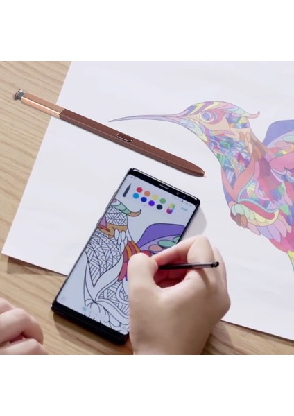 Galaxy Note9 İçin Taşınabilir Yüksek Duyarlı Elektronik Kalem Kahverengi (Yurt Dışından)