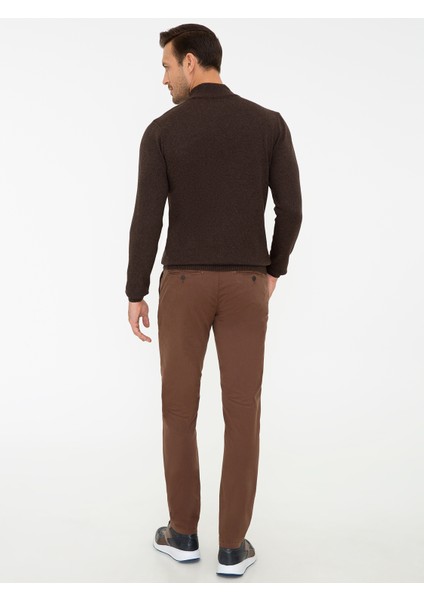 Kahverengi Slim Fit Chino