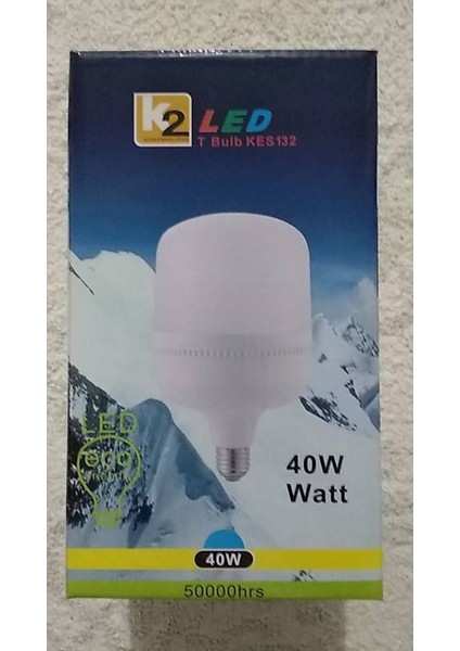 40W LED T Ampül Beyaz 6500K