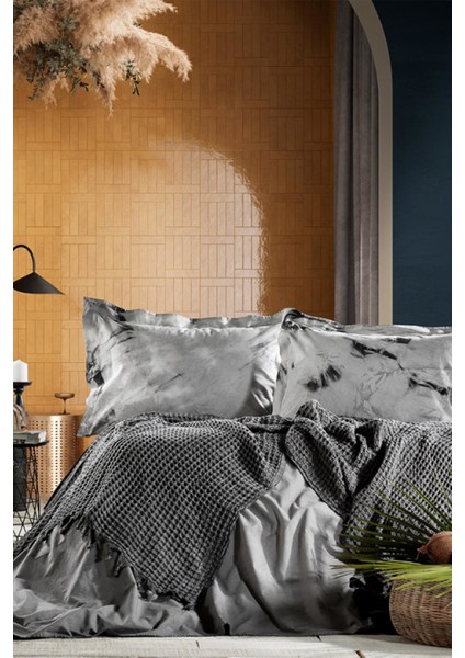 Loft Antrasit Çift Kişilik Pike Takımı