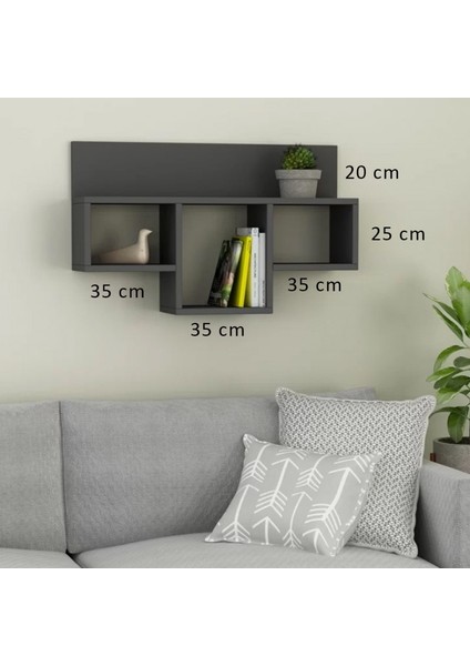 Massa Duvar Rafı Krem Mat fiyatları