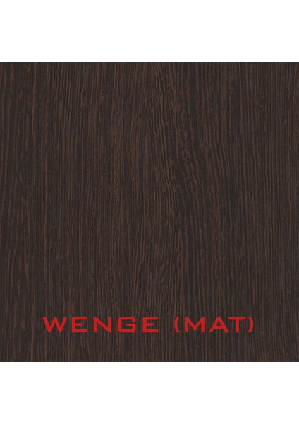 4 Lü Gizli Bağlantılı Raf Set 80 x 60 x 40 x 40 Wenge Mat