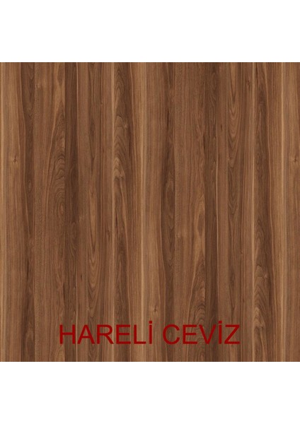 3 Lü Raf Set 90 x 70 x 50 Hareli Ceviz Mat